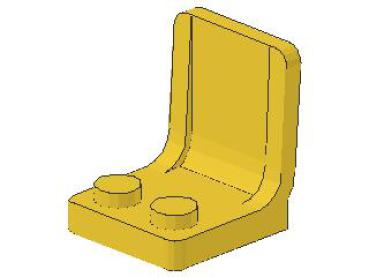 Lego Minifigur Sitz (4079) gelb