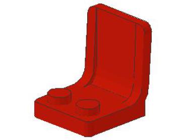 Lego Minifigur Sitz (4079) rot
