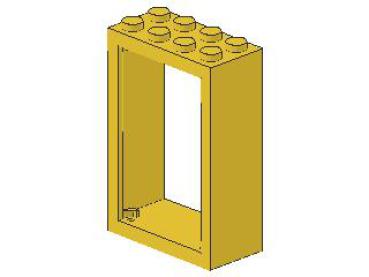 Lego Door Frame 2 x 4 x 5 (4130) yellow