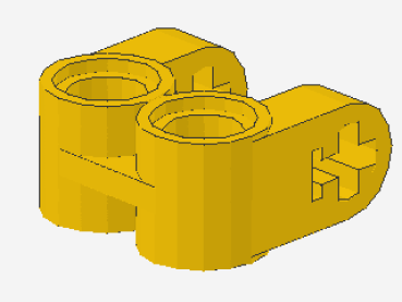 Lego Technic Axle and Pin Connector (41678) yellow