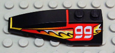 Lego Wedge 6 x 2, decorated (41748pb014)