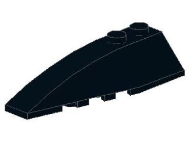Lego Wedge 6 x 2 (41748) black