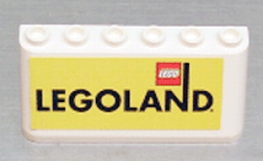 Lego Windschutzscheibe 2 x 6 x 2 (4176pb11) LEGOLAND