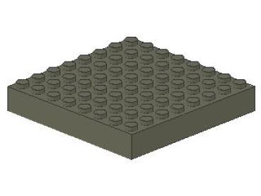 Lego Brick 8 x 8 x 1 (4201) dark gray