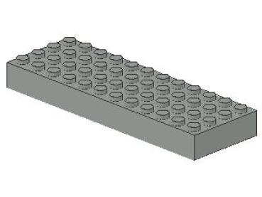 Lego Brick 4 x 12 x 1 (4202) light gray