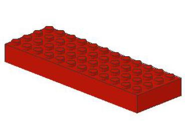 Lego Brick 4 x 12 x 1 (4202) red