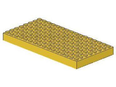 Lego Brick 8 x 16 x 1 (4204) yellow