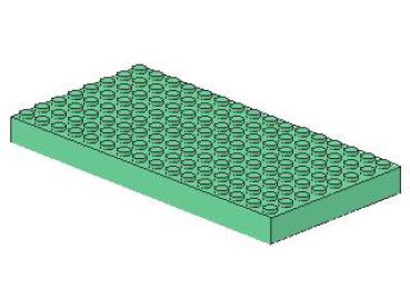 Lego Brick 8 x 16 x 1 (4204) medium green