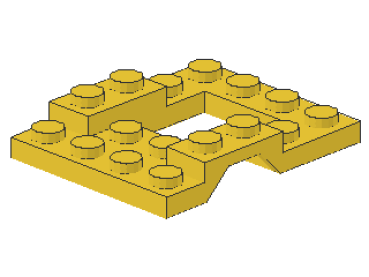 Lego Fahrzeugbasis 4 x 5 (4211) gelb