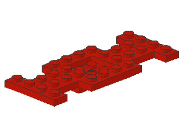 Lego Vehicle Base 4 x 10 (4212a) red