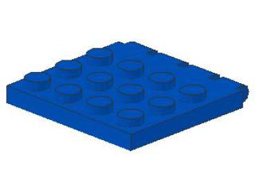 Lego Scharnier 4 x 4 (4213) Fahrzeugdach, blau