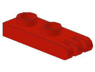 Lego Hinge Plate 1 x 2 (4275b) red