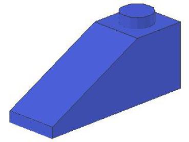 Lego Slope Stone 33° 3 x 1 x 1 (4286) blue violet NEW