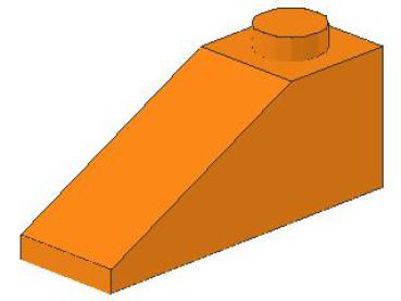 Lego Slope Stone 33° 3 x 1 x 1 (4286) orange