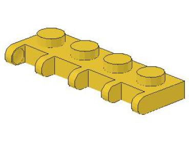 Lego Scharnier 1 x 4 (4315) Halter gelb