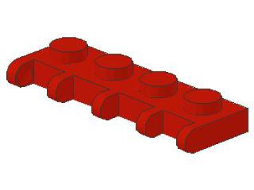 Lego Scharnier 1 x 4 (4315) Halter rot