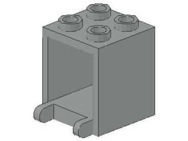 Lego Box 2 x 2 x 2 (4345) light gray