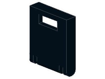 Lego Box Door (4346) black