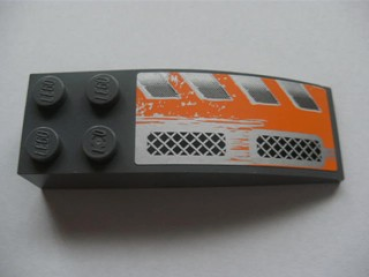 Lego Slope Stone, curved 6 x 2 x 1 (44126pb017R)