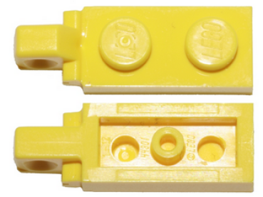 Lego Hinge Plate 1 x 2 (44301b) yelllow