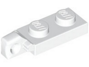 Lego Hinge Plate 1 x 2 (44301b) white