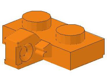 Lego Hinge Plate 1 x 2 (44567a) orange