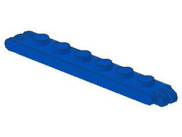 Lego Scharnier Platte 1 x 6 (4504) blau