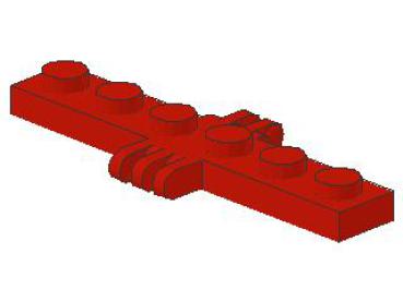 Lego Hinge Plate 1 x 6 (4507) red