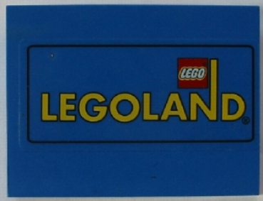Lego Schrägstein 10° 6 x 8 x 1 (4515pb019) blau