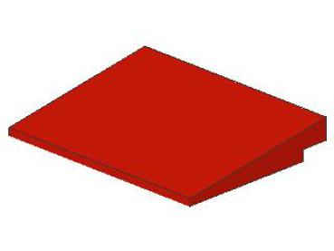 Lego Slope Stone 10° 6 x 8 x 1 (4515) red