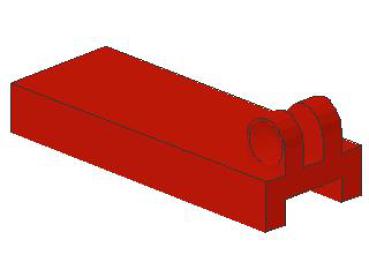 Lego Hinge Tile 1 x 2 1/2 (4531) red