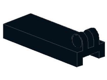 Lego Hinge Tile 1 x 2 1/2 (4531) black