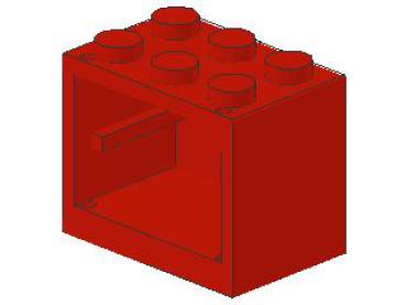 Lego Schrank 2 x 3 x 2 (4532a) rot