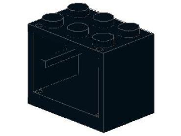 Lego Schrank 2 x 3 x 2 (4532a) schwarz