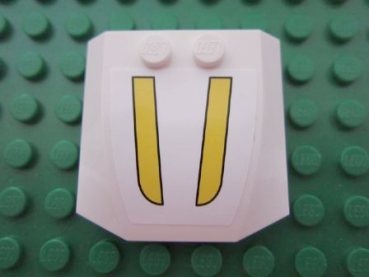 Lego Wedge 4 x 4, decorated (45677pb045)