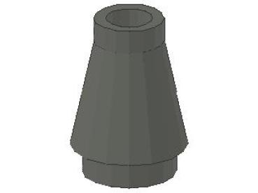 Lego Cone 1 x 1 (4589) dark bluish gray