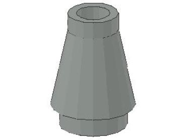 Lego Cone 1 x 1 (4589) light gray