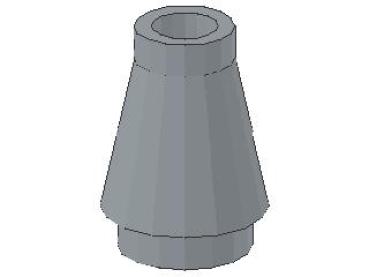 Lego Cone 1 x 1 (4589) pearl light gray