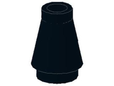 Lego Cone 1 x 1 (4589) black