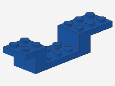 Lego Winkelträger 8 x 2 x 1 1/3 (4732) blau