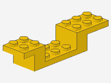 Lego Winkelträger 8 x 2 x 1 1/3 (4732) gelb