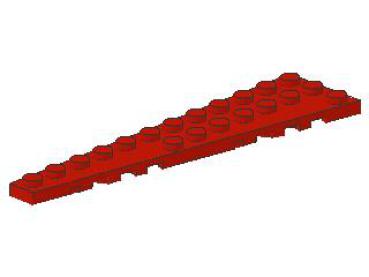 Lego Wedge Plate 12 x 3 (47397) red