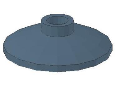 Lego Dish 2 x 2, inverse (4740) sand blue