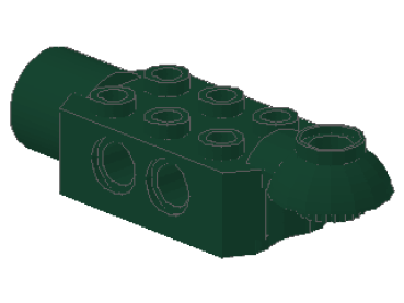 Lego Technic Brick 2 x 3 (47454) dark green