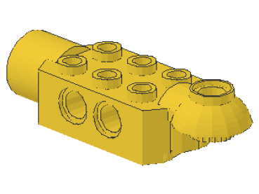 Lego Technic Brick 2 x 3 (47454) yellow