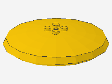 Lego X-Pod, Top Cap (47675) yellow