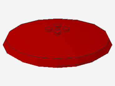 Lego X-Pod, Top Cap (47675) red