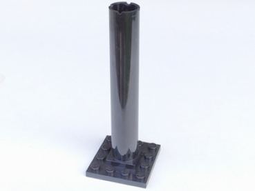 Lego Mast section, Base 4 x 4 x 9 (4844) black