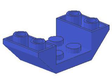 Lego Schrägstein, invers 45° 4 x 2 x 1 (4871) blau violet NEU