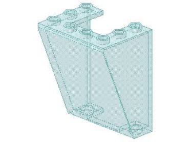 Lego Windschutzscheibe 3 x 4 x 4 (4872) invertiert, transparent hell blau